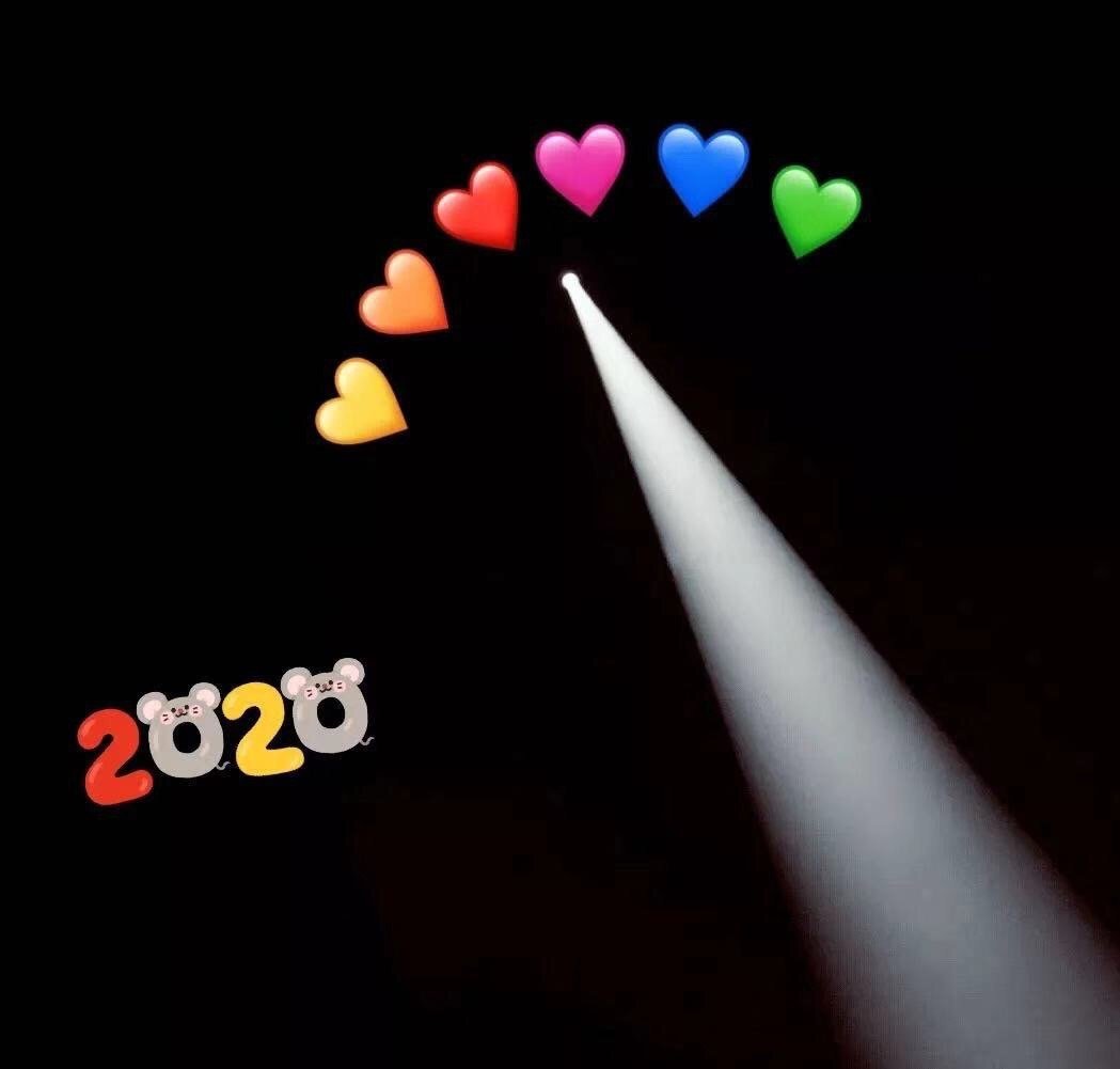 2020灯光朋友圈背景图