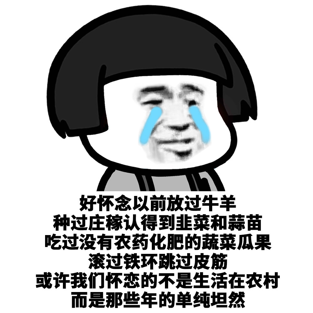 得好怀念以前放过牛羊种过庄稼认得到韭菜和蒜苗吃过没有农药化肥的蔬菜瓜果滚过铁环跳过皮筋或许我们怀恋的不是生活在农村而是那些年的单纯坦然