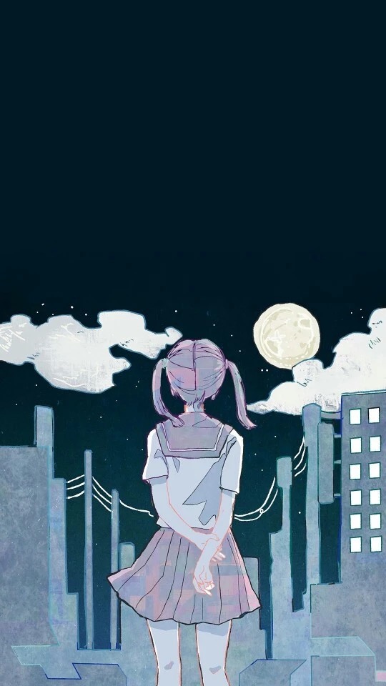 美少女插画壁纸