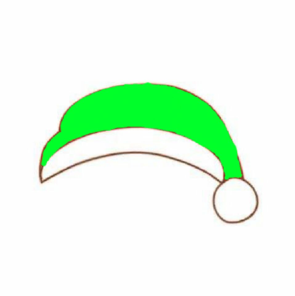 圣诞绿帽子