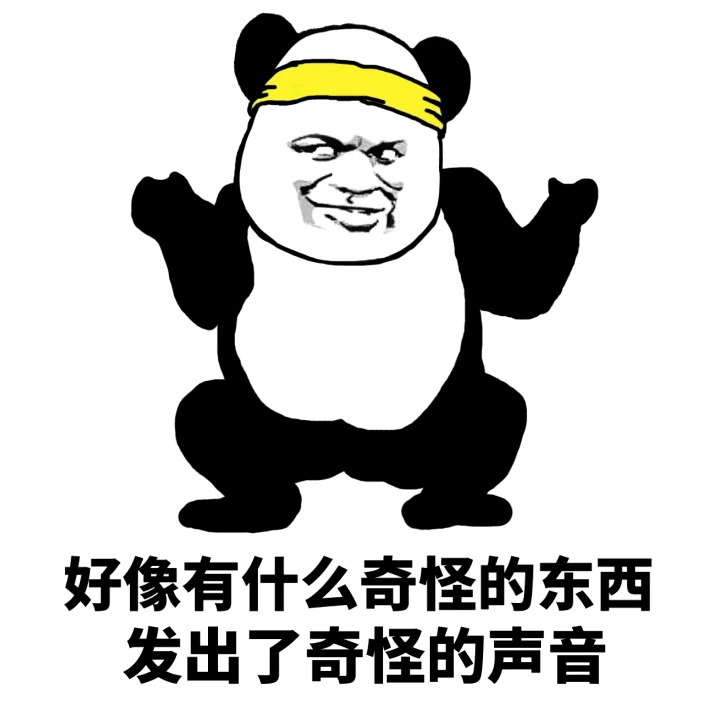 好像有什么奇怪的东西发出了奇怪的声音