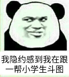 我隐约感到我在跟一帮小学生斗图斗图一帮隐约