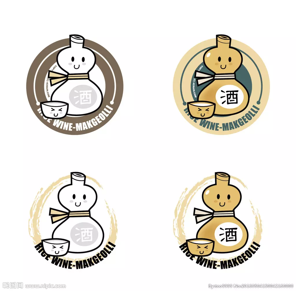 矢量卡通葫芦昵图